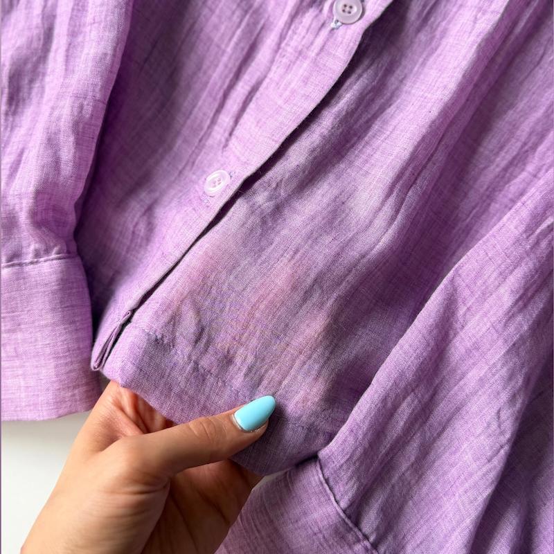 شومیز نخی انگور🍇