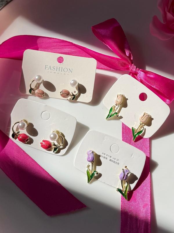 گوشواره گل لاله🥺🌷