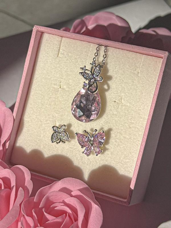ست پروانه صورتی🥺🌸