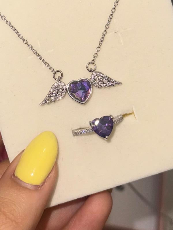ست قلب بنفش💜