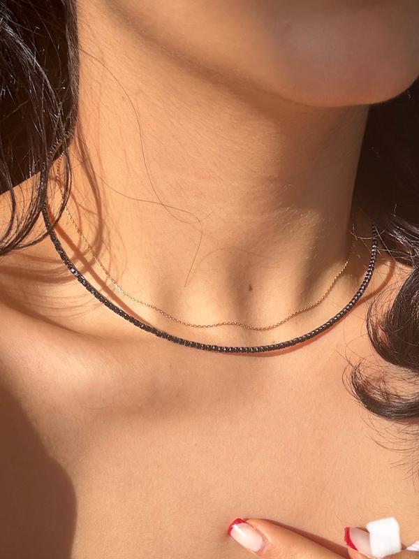 طوق تک لاین مشکی🖤👀