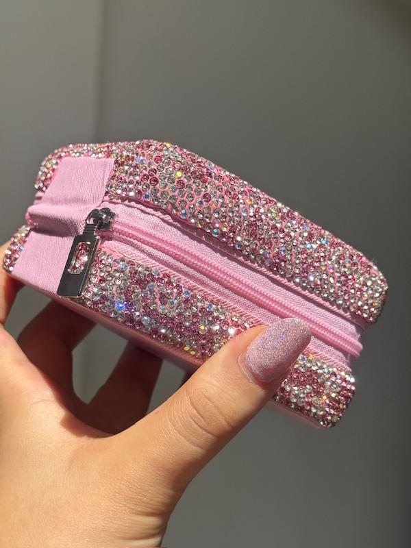جعبه جواهرات فول نگین آیینه دار🌸