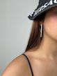 گوشواره حلقه ای فول نگین