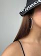 گوشواره حلقه ای فول نگین