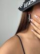 گوشواره حلقه ای فول نگین