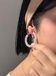 گوشواره حلقه ای فول شاین🥹