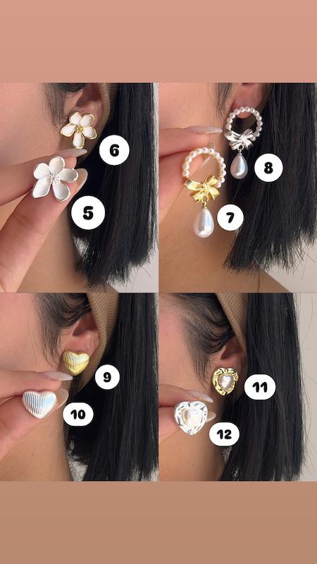 گوشواره های ابکاری🌸