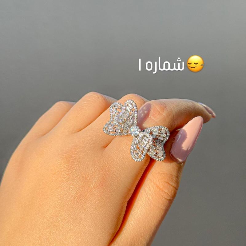 انگشترای جواهری پاپیون🥹🧡