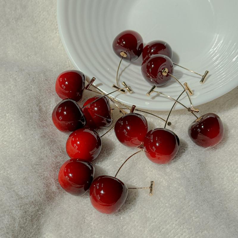 گوشواره گیلاسی🍒🥺