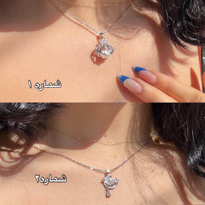 گردنبندای کالکشن سفید🤍