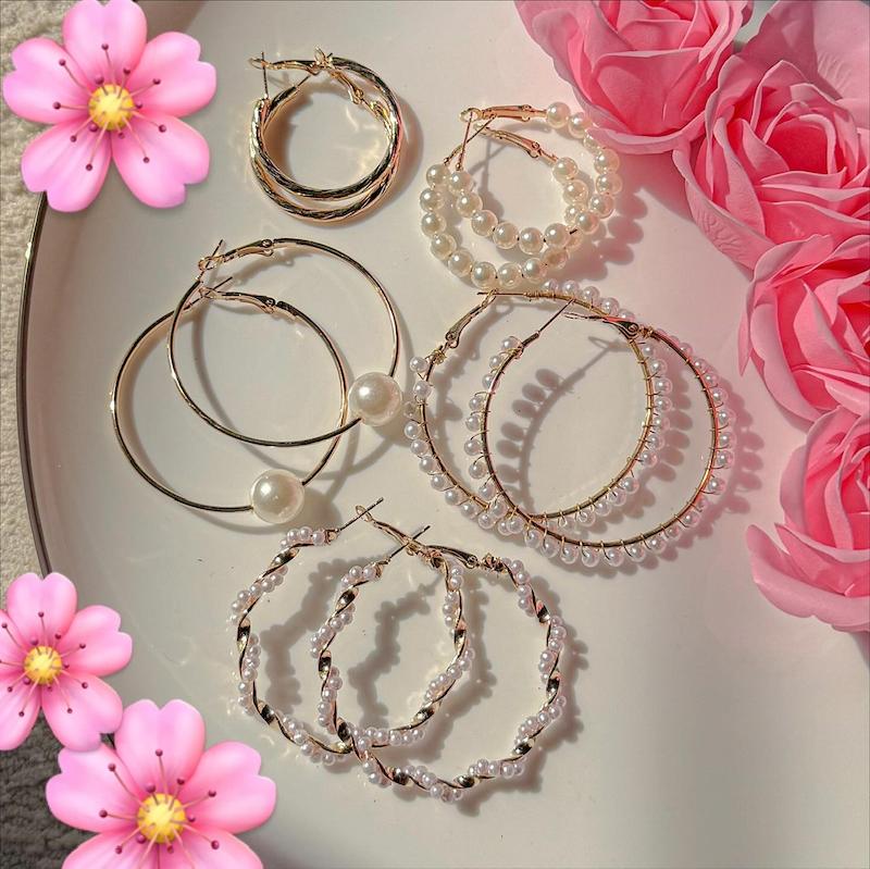 پک گوشواره مرواریدی🫠🌸