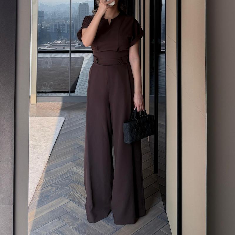 اوورال زنانه قهوه ای میکو