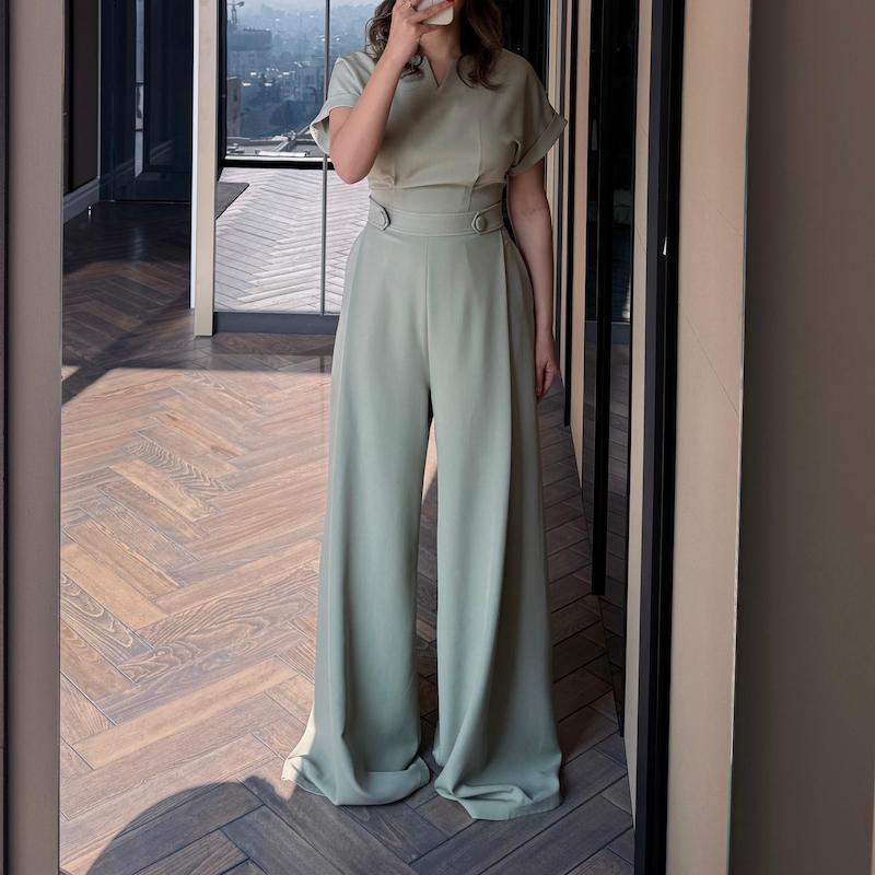 اوورال زنانه سبز ماچا میکو 