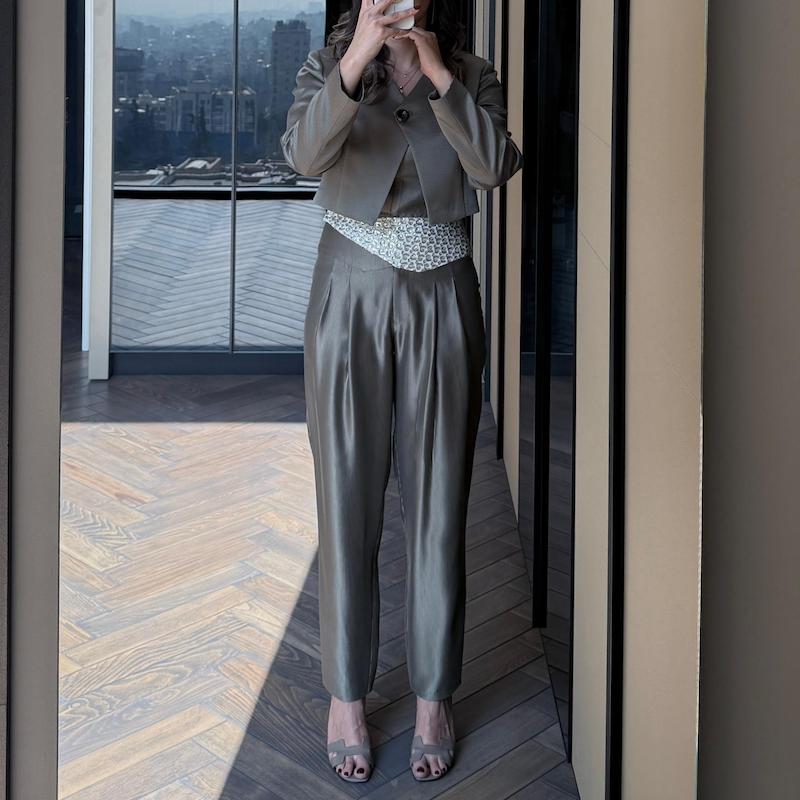 کت شلوار مجلسی زنانه نائویا