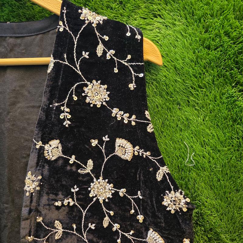 جلیقه مخمل دورو 