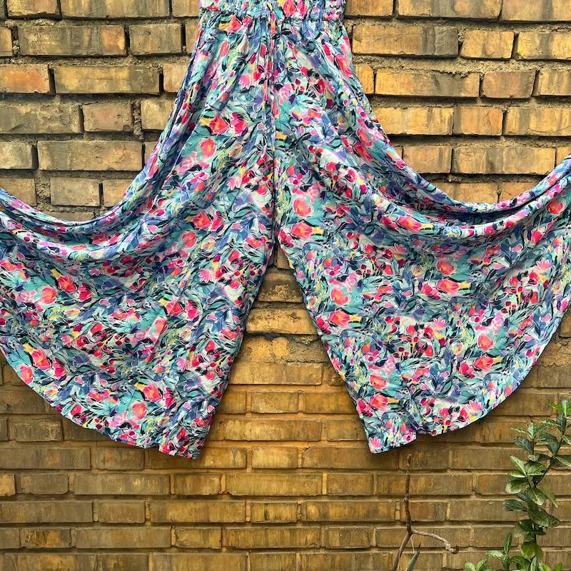 دامن شلواری نخی 