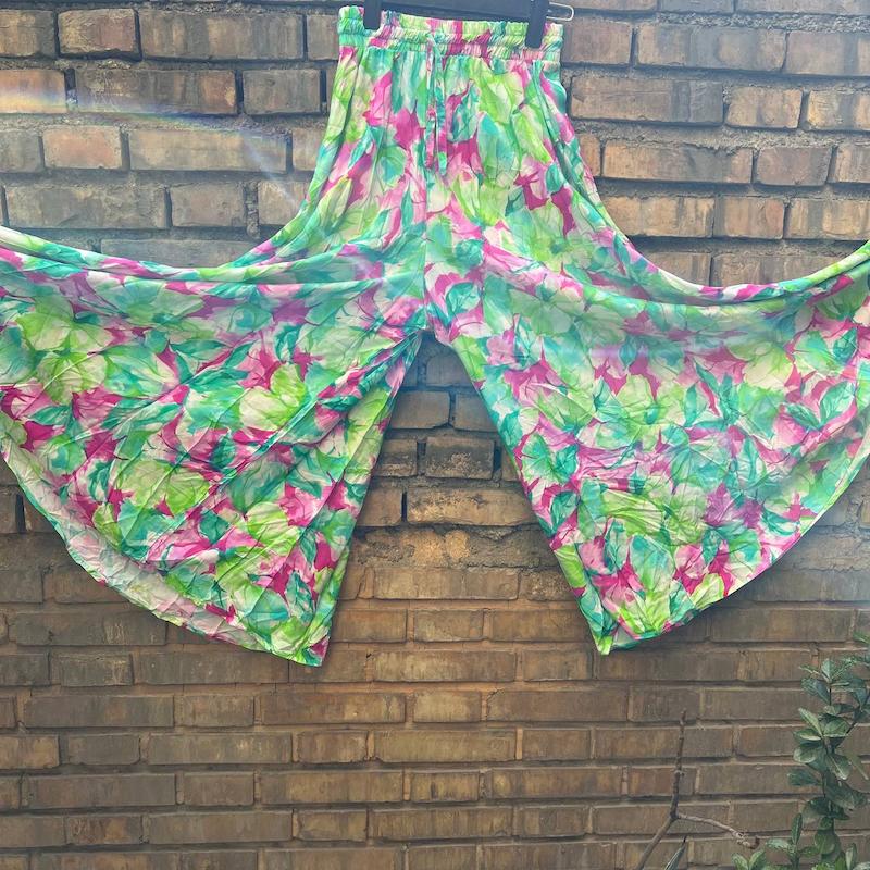 دامن شلواری نخی 