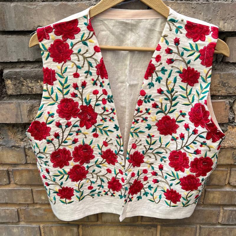 جلیقه سوزندوزی