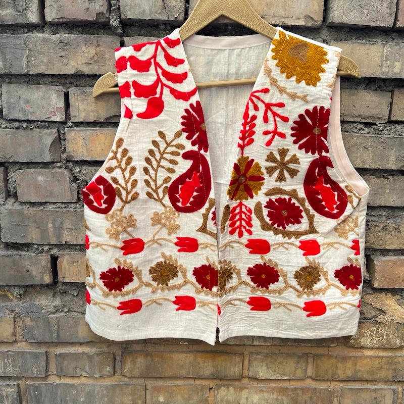 جلیقه سوزندوزی