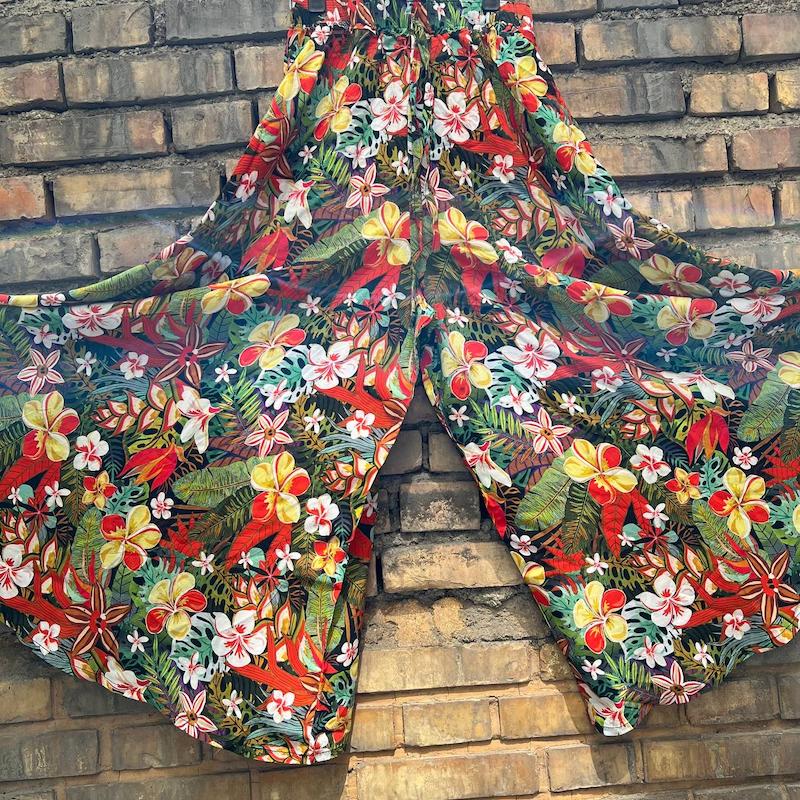 دامن شلواری نخی 