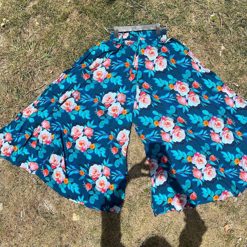 دامن شلواری نخی D34