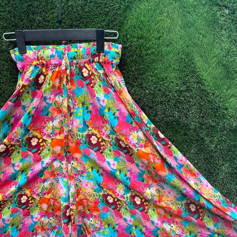 دامن شلواری نخی d34