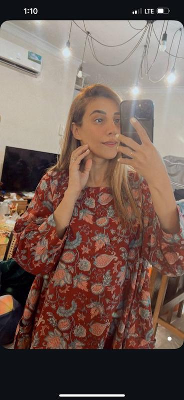 پیراعن طرح بته جقه 