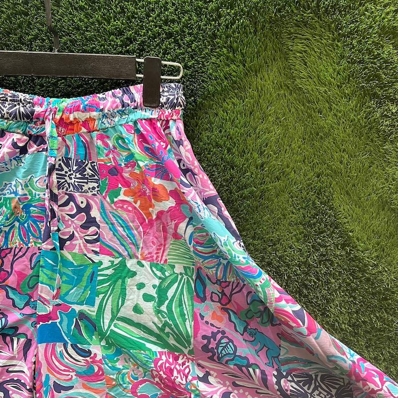 دامن شلواری نخی d48