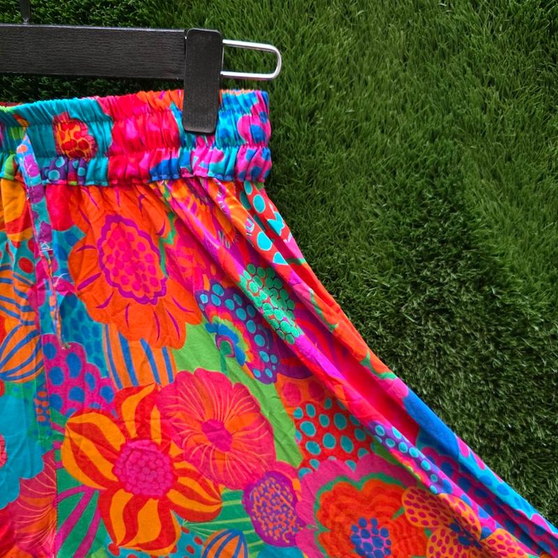 دامن شلواری نخی D49