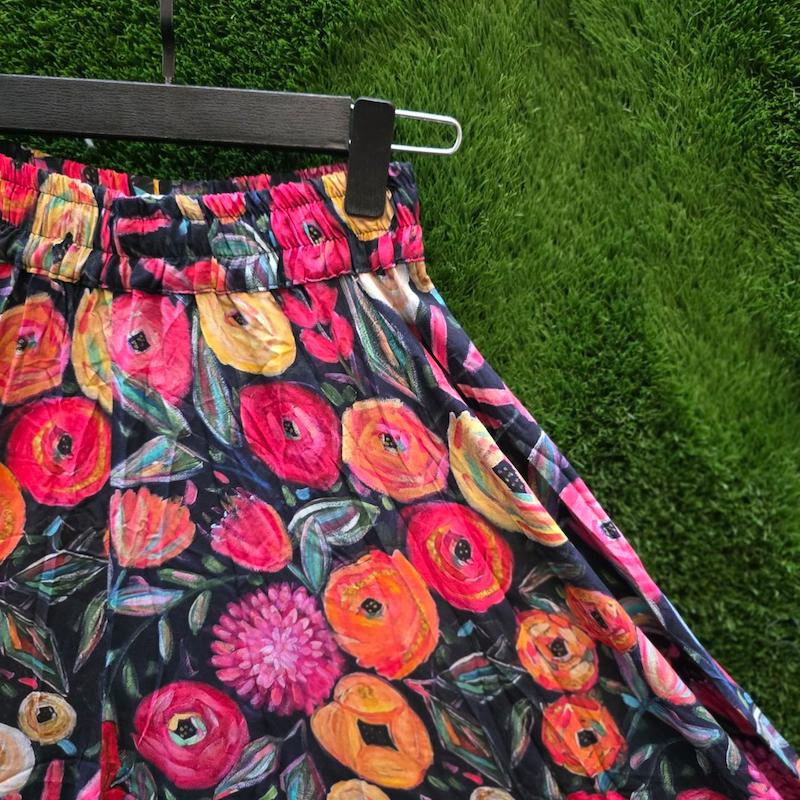 دامن شلواری نخیD51