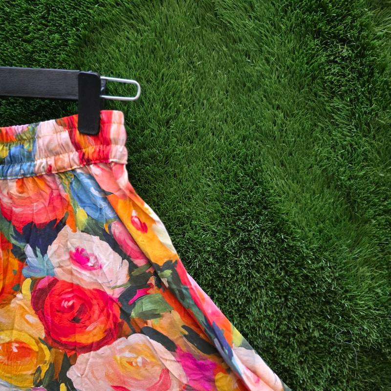 دامن شلواری نخی D53