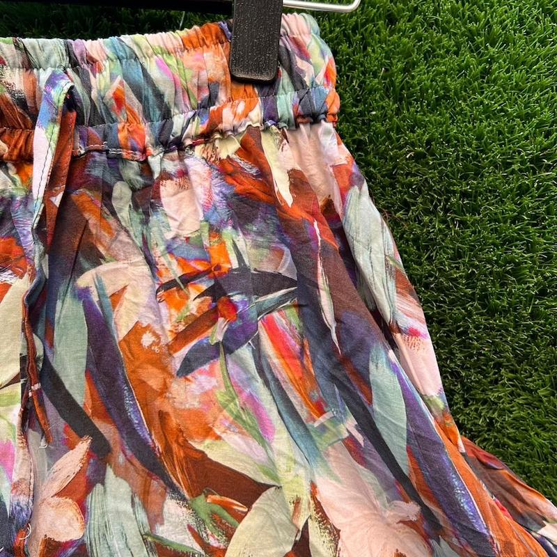 دامن شلواری نخیD58