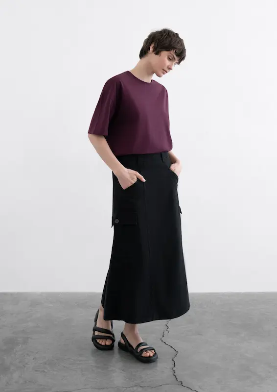 Utility Midi Skirt