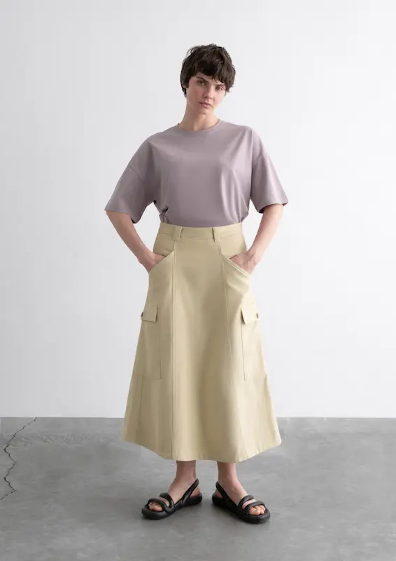 Utility Midi Skirt