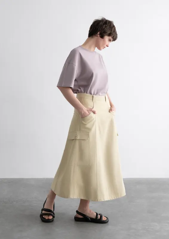 Utility Midi Skirt
