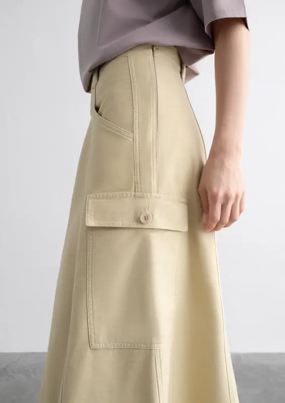 Utility Midi Skirt