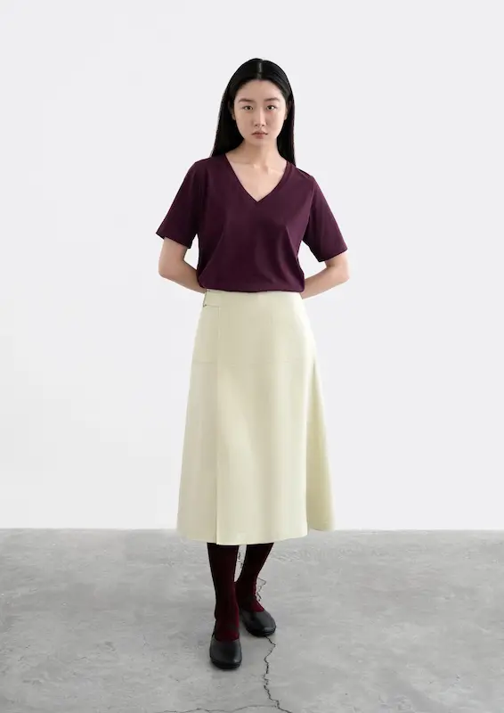  Wrap Midi Skirt