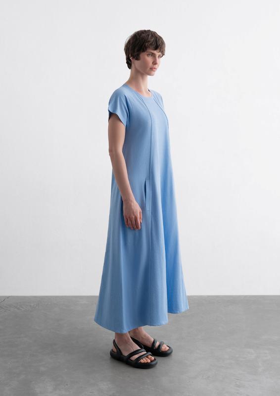 Slub Jersey Midi Dress 