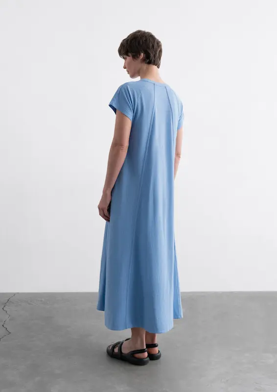 Slub Jersey Midi Dress 