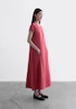 Slub Jersey Midi Dress 