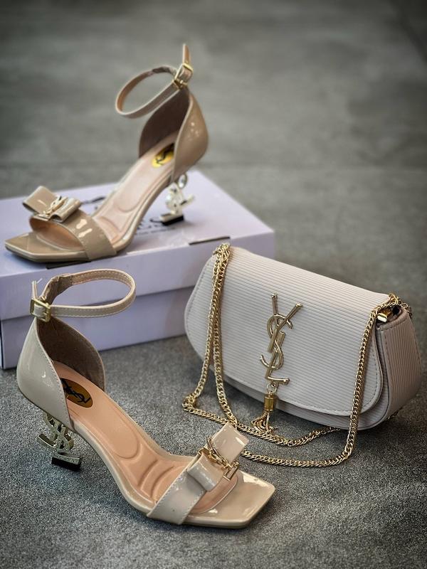 ست پاشنه وای اس ال رکاب وای اس ال با کیف کرم