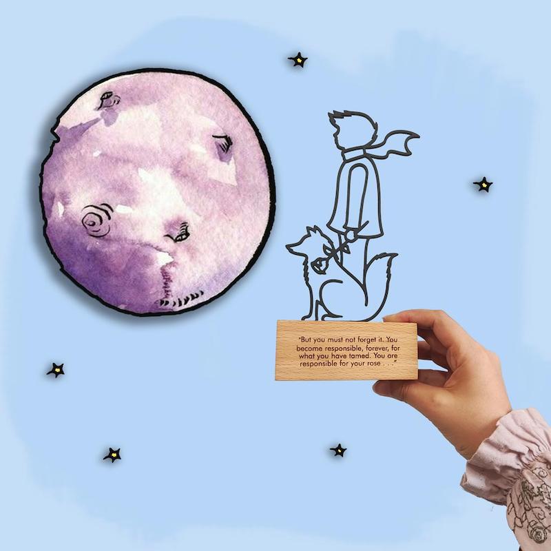 تندیس شازده کوچولو نشانک The little prince
