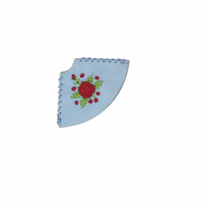 گوشه گیر کتاب چرمی نشانک مدل Eb12