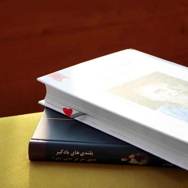 نشانک استیل | نشانگر کتاب فلزی مدل MT12