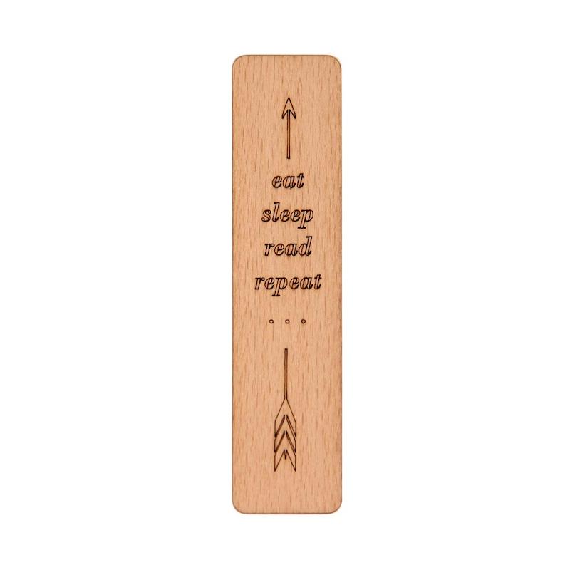 نشانک چوبی ساده طرح repeat | چوب الف مدل S25