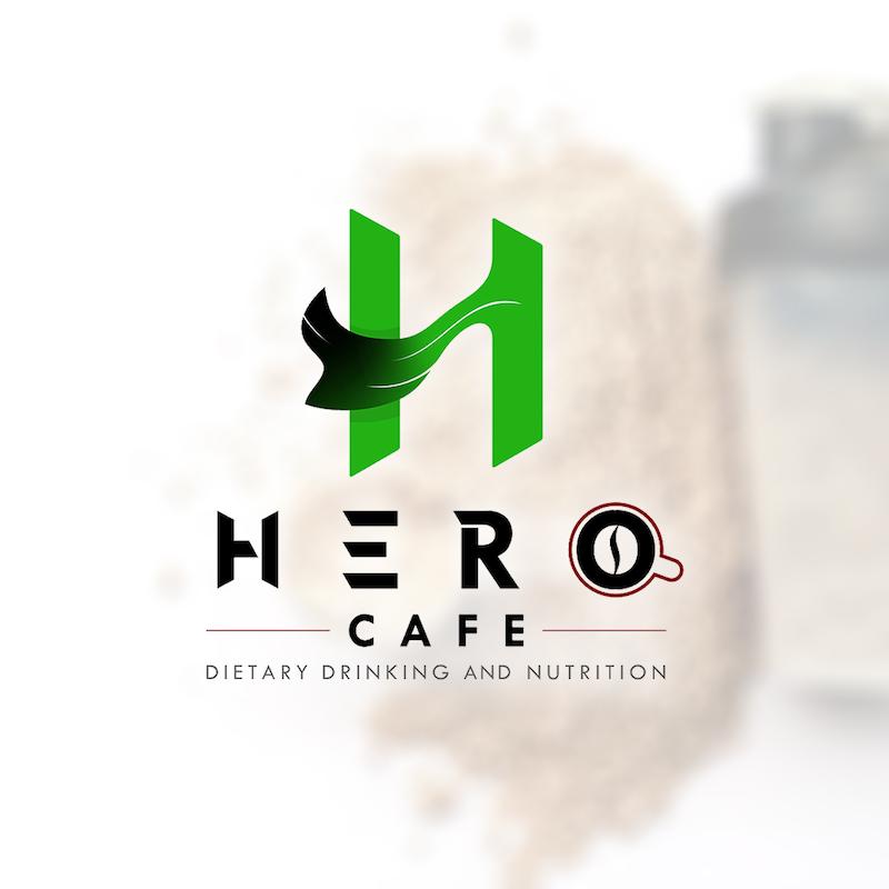 طراحی لوگو کافه هیرو