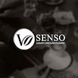 طراحی لوگو کافه رستوران V Senso