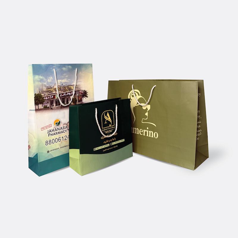 ساک خرید ایندربرد 230 گرم I سلفون مات + یووی موضعی