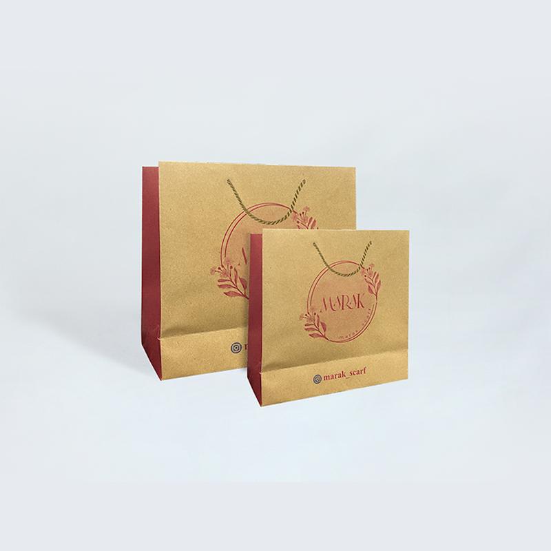 ساک خرید کرافت 120 گرم I دو رنگ