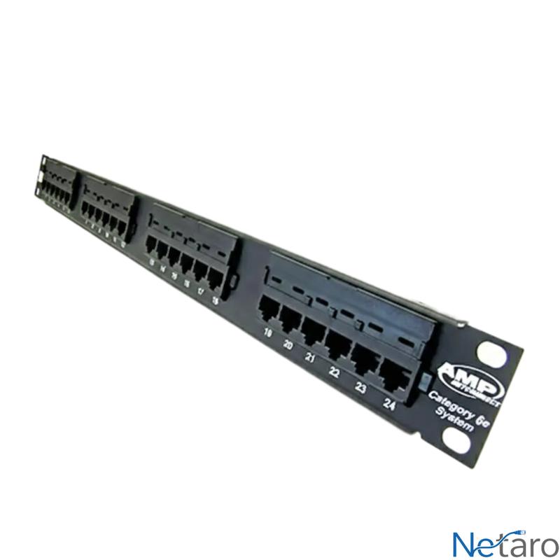 پچ پنل شبکه امپ AMP CAT6 UTP